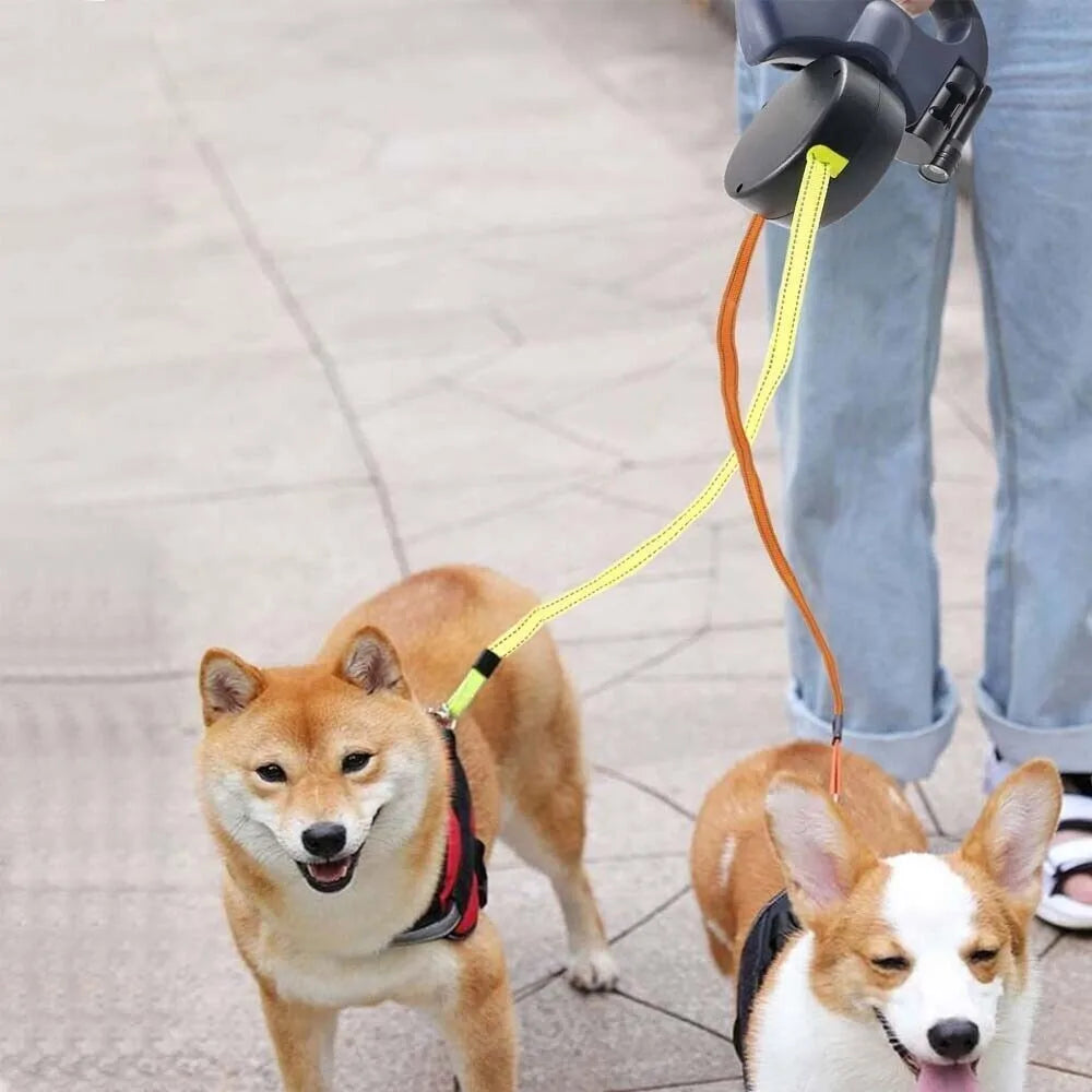 EasyWalk Dual Retractable Leash Comfort